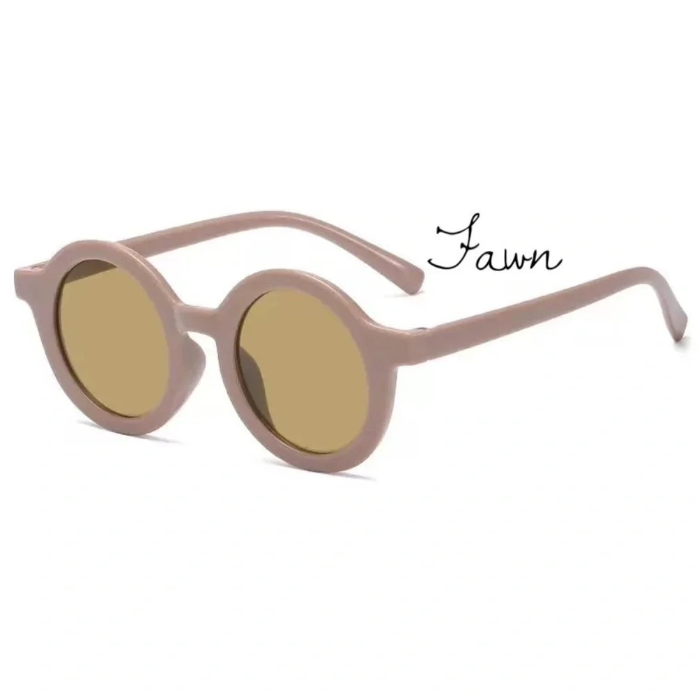 NEW Baby/Kids Retro Boho Round Sunglasses